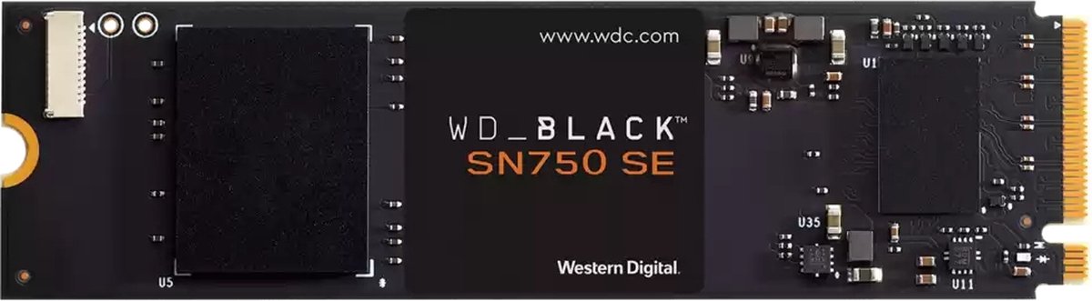 Western Digital WD_BLACK SN750 SE - Interne SSD M.2 NVMe - PCIe Gen4 - 250 GB