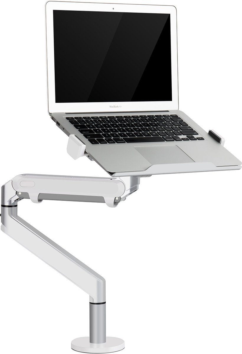 Alberenz® Laptoparm gasveer zilver - Monitorbeugel -Laptop standaard - Verstelbaar - Monitorstandaard gasveer