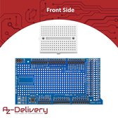 AZDelivery 5 x Prototyping Shield met Mini Breadboard compatibel met Arduino en MEGA 2560 R3 inclusief E-Book!