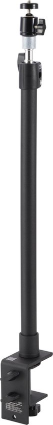 Kensington A1000 Telescopische C-Klem Bureausteun voor Microfoons, Standaard Met Enkele Arm Met 3/8, 1/4 en 5/8 Standaarden (K87654WW