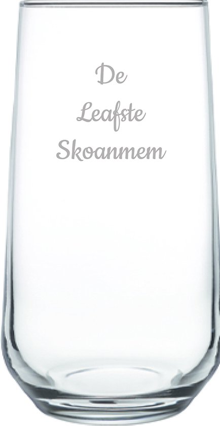 Verre à boire gravé 47cl The Leafste Skoanmem