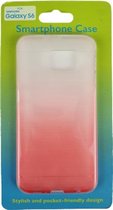 Coque Samsung Galaxy S5 - Rouge / Transparente - Plastique