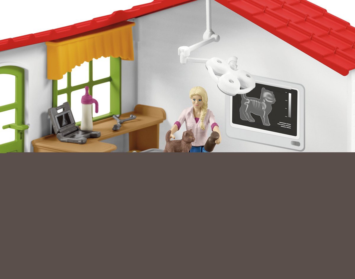 schleich FARM WORLD Speelfigurenset - Dierenarts Praktijk en Huisdieren - Kinderspeelgoed - vanaf 5 jaar - 27 Onderdelen - 42502 — afbeelding 16