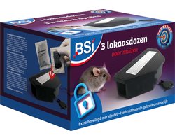 BSI - Lokaasdoos voor muizen - 3 stuks