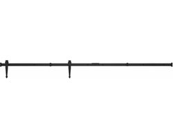 vidaXL - Ophangset - voor - minischuifdeur - 152 - cm - koolstofstaal