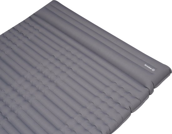 2-persoons luchtbed met ingebouwd opblaassysteem 205x140x10 cm — afbeelding 4
