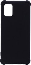 LuxeBass Hoesje geschikt voor Samsung Galaxy A31 - Anti Shock - Zwart