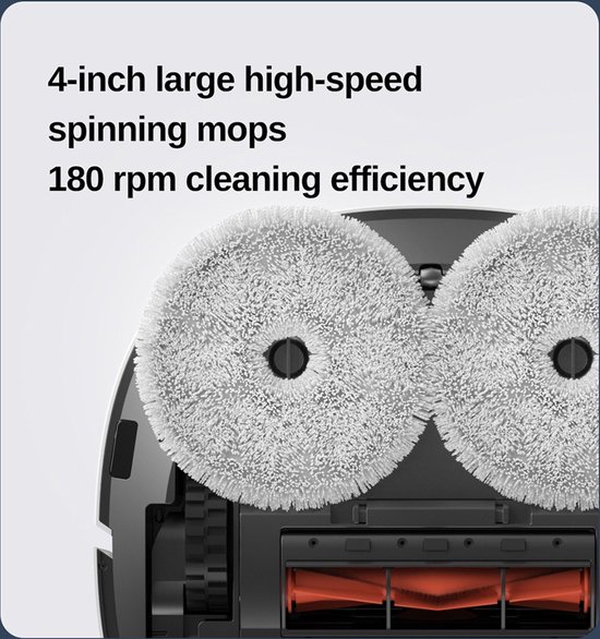 ROIDMI EVA - Robotstofzuiger - Dweilrobot - Wit