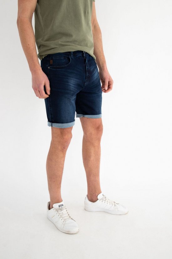 Donders Broek Jeans Short 76759 781 Dark Marine Mannen Maat - W33