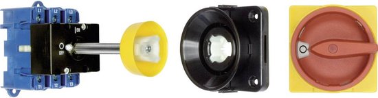 Kraus & Naimer KG32B.T203/09.VE Interrupteur-sectionneur avec couplage de porte 32 A 1 x 90 ° Rouge, Jaune 1 pièce(s)