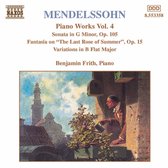 Benjamin Frith - Piano Works 4 (CD)