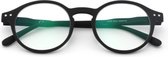 Seemy Computerbril - Zonder Sterkte - Blauw Licht Bril - Blue Light Glasses - Beeldschermbril - Classic Smoky Black