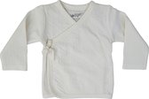 Lodger Overslag Shirt Baby maat 56 Creme Topper Katoen Perfecte Pasvorm Elastisch Overslag OekoTex