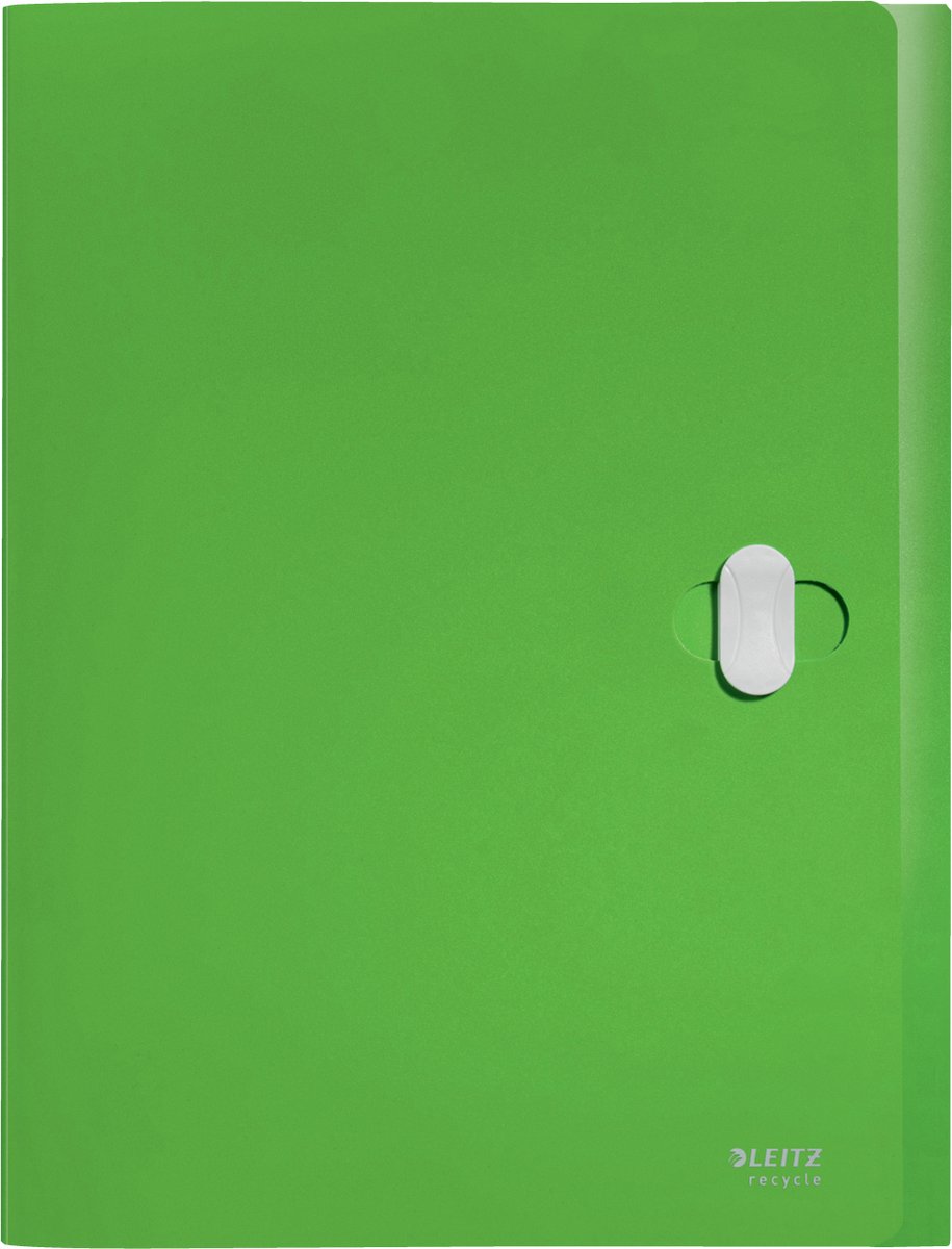 Leitz Recycle Duurzame Kunststof A4 3-Klepsmap - Klimaatneutraal - Groen