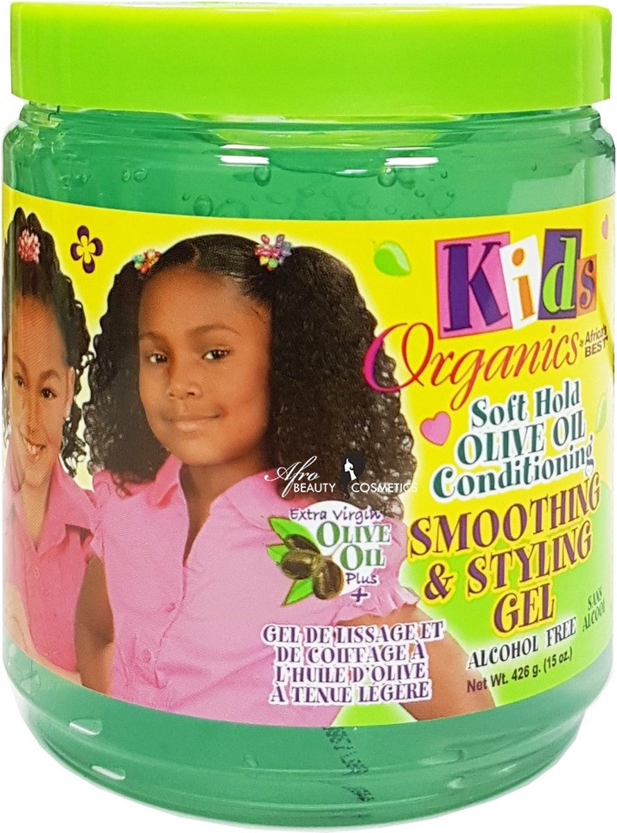 Africas Best Kids Organics Soft Hold Olive Oil Smoothing & Styling Gel 426 gr