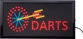 Led bord - Darts - led sign - Led bord bar - Light box - Led verlichting - Bar accessoires - Bar/cafe - Led lampjes - Rood - Blauw - Ledbord -