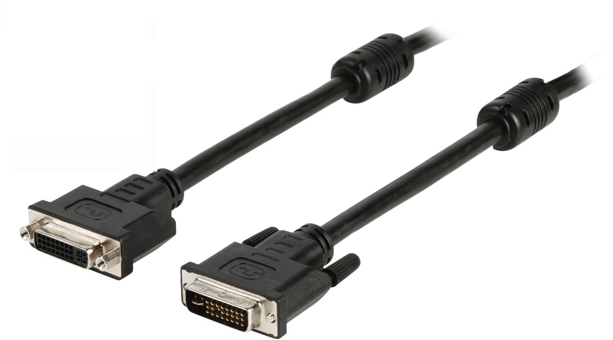 Delock - DVI-I Beeldscherm Verlengkabel - zwart - 3 meter