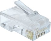 Connecteur UTP 8 broches 8P8C (RJ45) pour CAT6, 100 pcs
