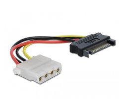 SATA (m) - Molex (v) adapter - 0,10 meter