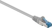 Bol.com S/FTP CAT6a 10 Gigabit netwerkkabel / grijs - LSZH - 050 meter aanbieding