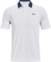 UA Performance Printed Polo-White / Academy / Academy