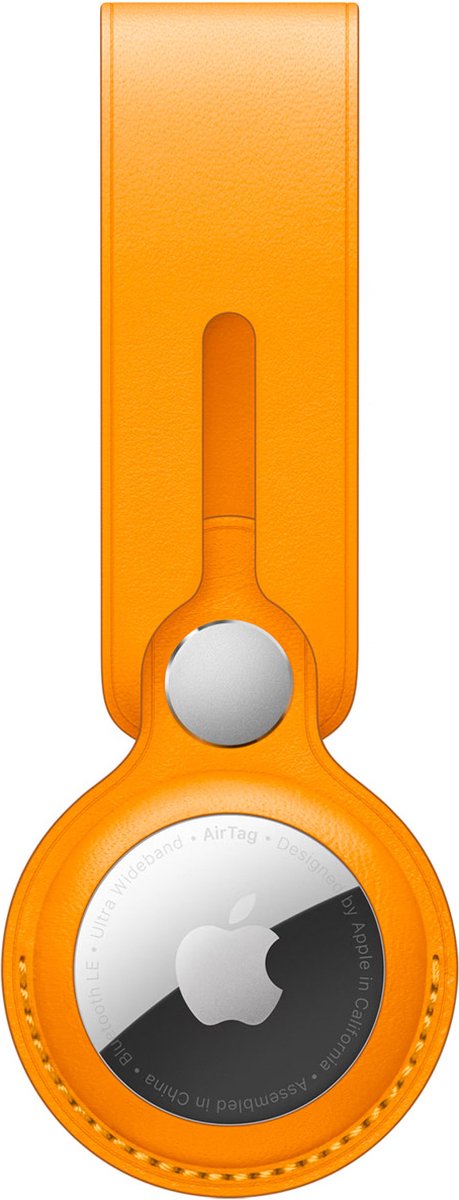 Apple - AirTag hanger - Leer - California Poppy