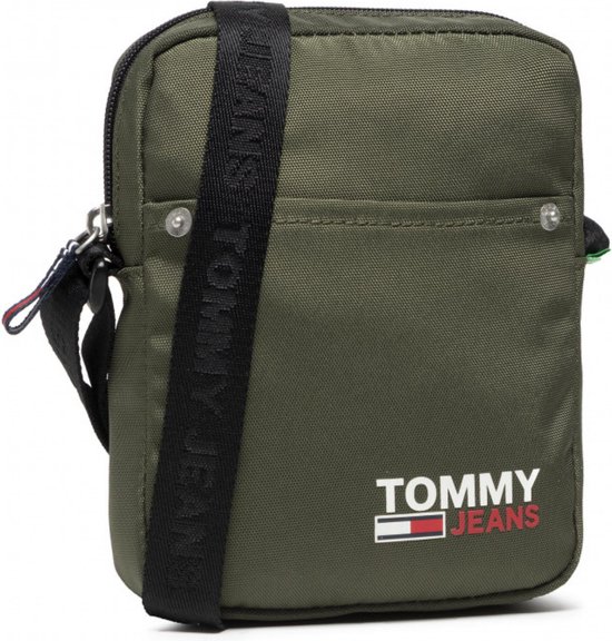 Tommy Hilfiger Messenger Bag - Groen - LxBxD 19 x 15 x 4 cm