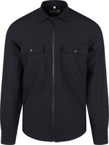 Suitable - Jacket Shirt Donkerblauw - Heren - Maat L - Modern-fit