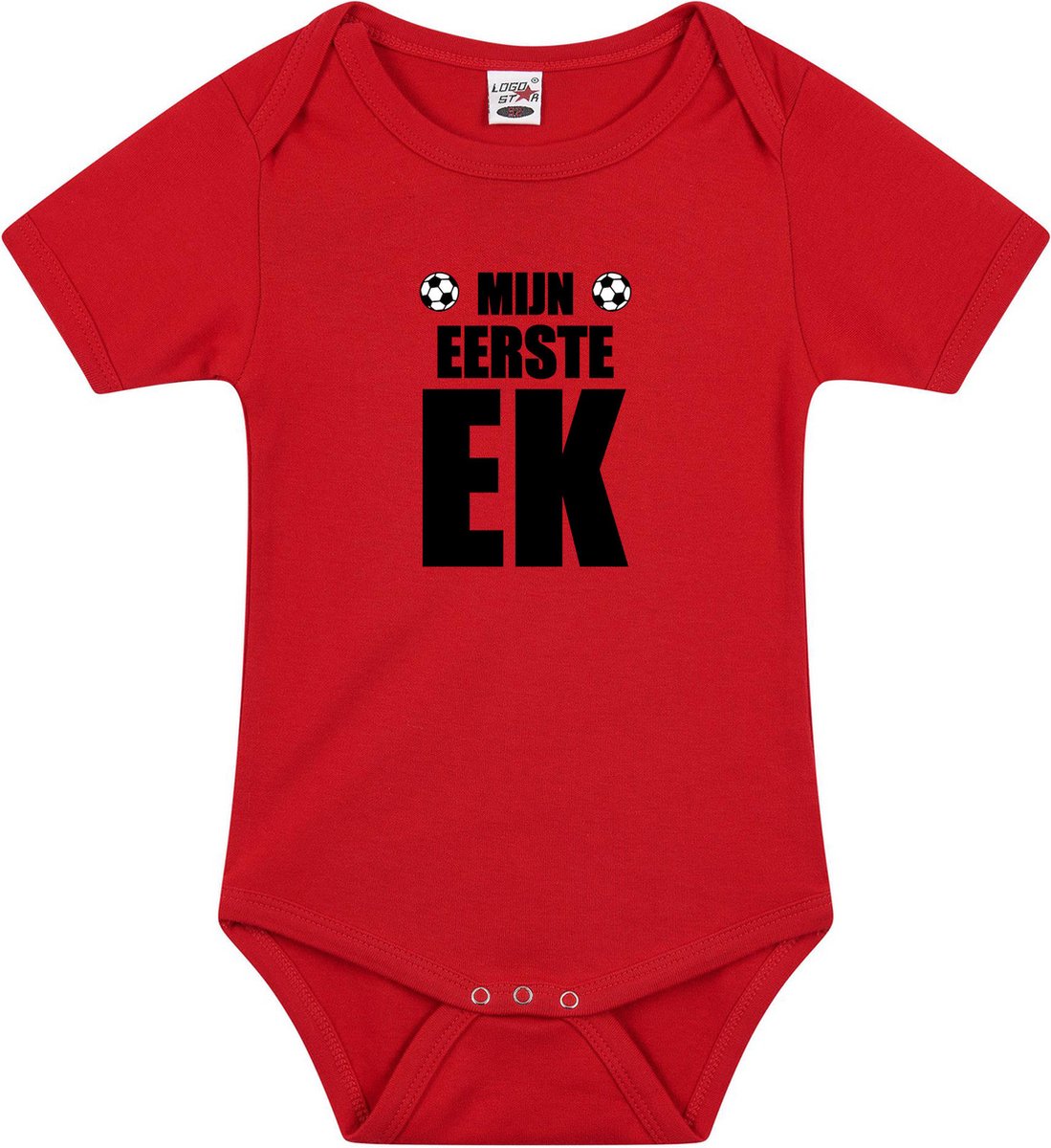 Belgie Mijn eerste EK verkleed baby rompertje rood jongens en meisjes - EK babykleding/outfit 80