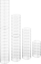 vidaXL - Gabion - plantenbakken - 4 - st - rond - verhoogd - Ø30x50/100/150/200 - cm