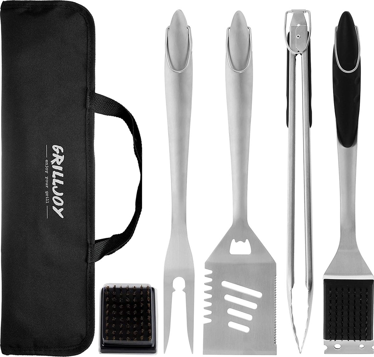 Grillset - Luxe BBQ Gereedschap Accessoires-set – duurzaam – RVS