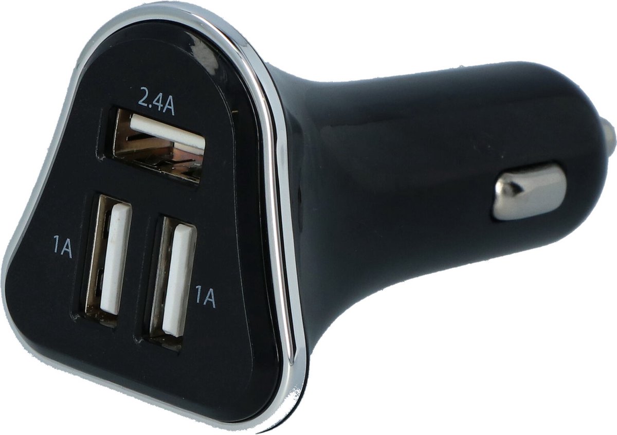 Carpoint - 12V / 24V - Oplader - Triple USB Autolader 4.4A - Carpoint