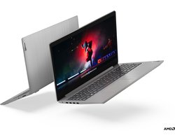 Lenovo IdeaPad 3 15ADA05 AMD Ryzen™ 3 3250U Laptop 39,6 cm (15.6") Full HD 8 GB DDR4-SDRAM 512 GB SSD Wi-Fi 5 (802.11ac) Windows 10 Home Grijs, Platina