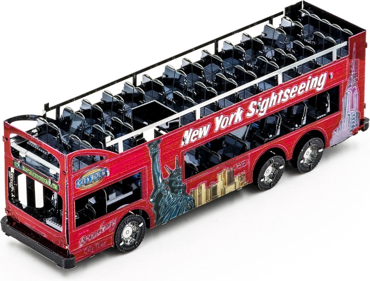 Metal Earth Big Apple Tour Bus Modelbouwset — afbeelding 5