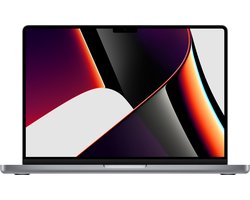 Apple MacBook Pro (Oktober, 2021) MKGQ3D/A - 14 inch - Apple M1 Pro - 1 TB - Space Grey - QWERTZ