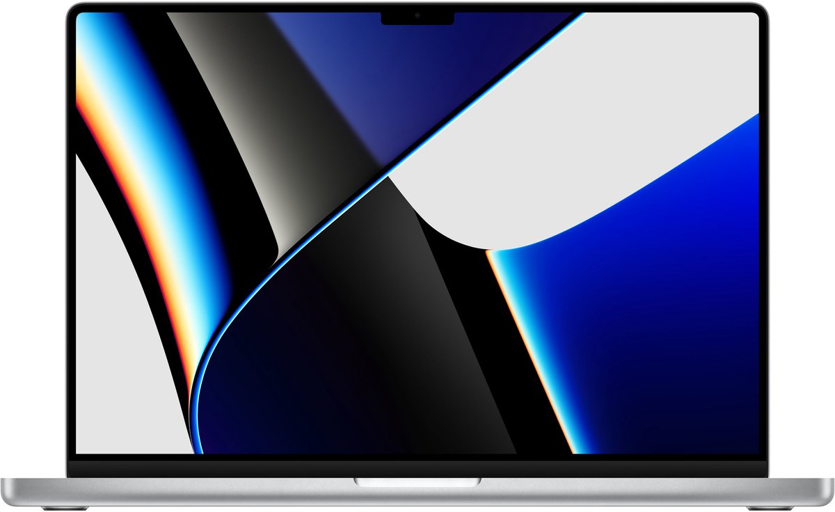 Refurbished MacBook Pro 16 inch M1 Pro 10 Zilver Gebruikt