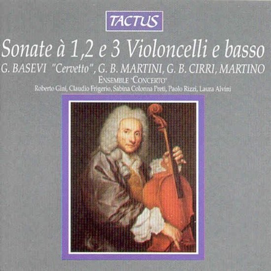 Roberto Gini, Ensemble Concerto - Sonate à 1, 2, 3 Violoncelli E Basso (CD)