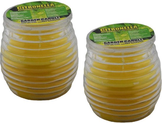 2x Citronellakaarsen voor buiten - citrus geur - Tuinartikelen