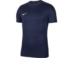 Nike Park VII SS Mannen Sportshirt Navy - Maat L - Blauw