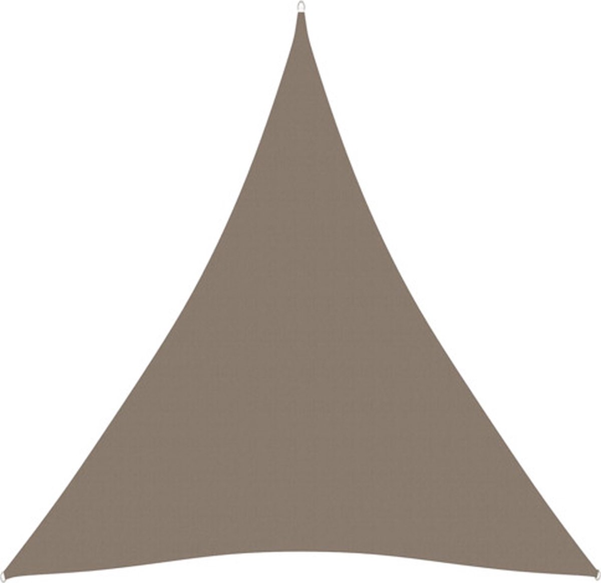 vidaXL Zonnescherm driehoekig 5x5x5 m oxford stof taupe
