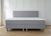 Boxspring Florence - 140x200 - Grijs - met gratis topper!