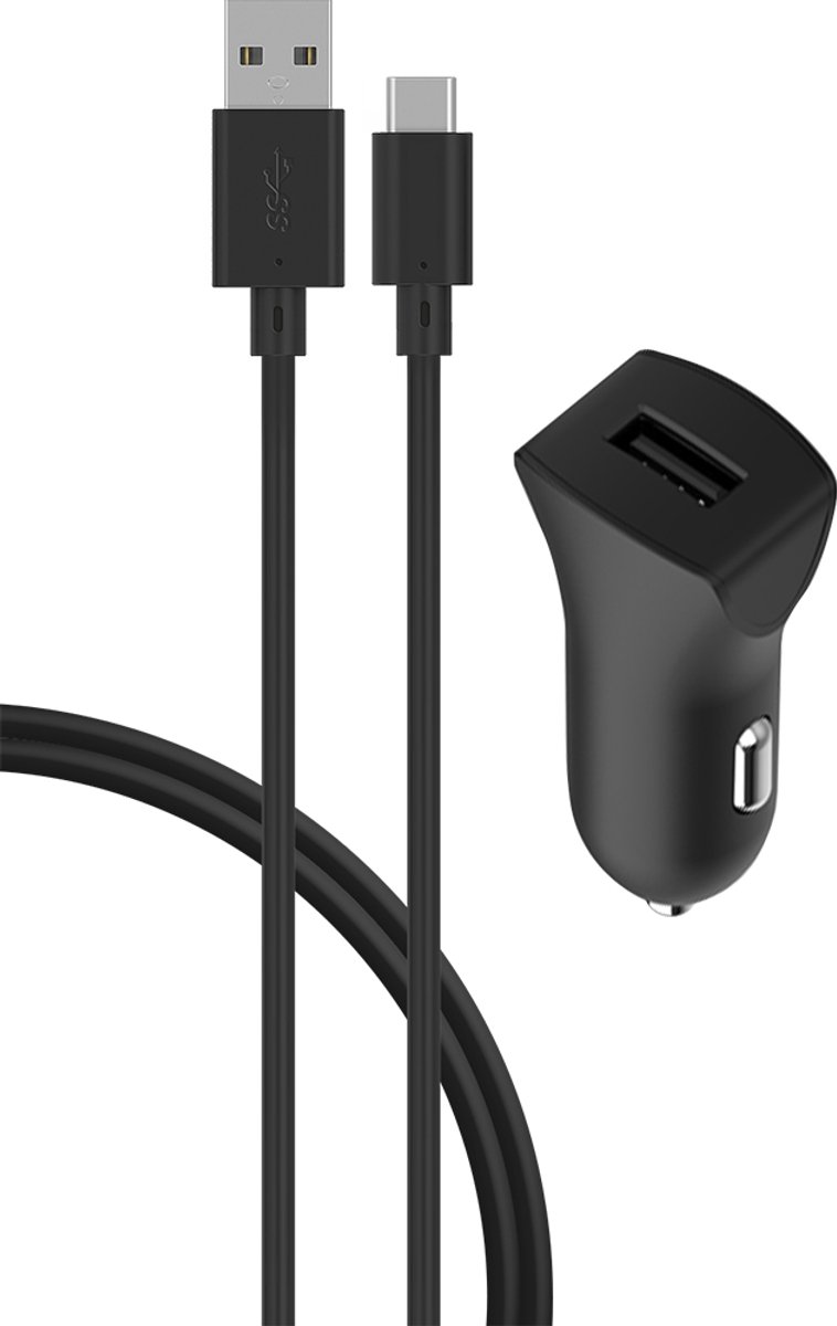 Bigben Connected CACCBLAC3AB oplader voor mobiele apparatuur Smartphone Zwart Sigarettenaansteker Auto