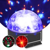 Discolamp - MAX Jelly Ball halve discobal met vele bewegende en gekleurde lichtstralen