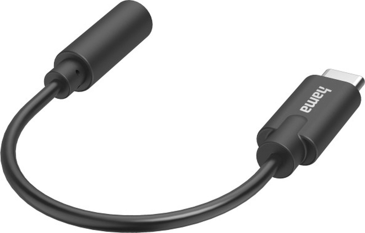 Hama Audio-adapter, USB-C-stekker - 3,5-mm-jack-aansluiting, stereo