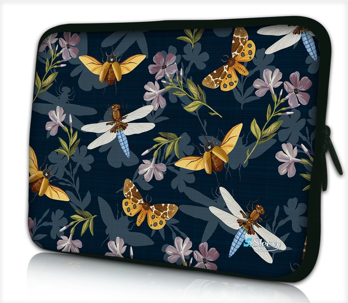 Laptophoes 13,3 inch vlinders - Sleevy - laptop sleeve - laptopcover - Alle inch-maten & keuze uit 250+ designs! Sleevy