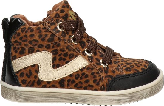 Nelson Kids meisjes sneaker - Zwart multi - Maat 29 | bol.com