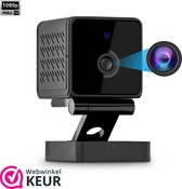 Looki Spycam Mini – Full HD Beveiligingscamera - Draadloos - Verborgen Mini Camera – Met Wifi & App – Spionage - Draadloos