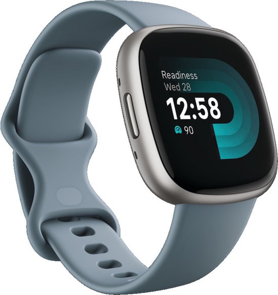 Fitbit Versa 4 - Smartwatch heren en dames - Blauw