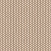 Behang met vlechtwerk en hexagons - Behang - Muurdecoratie - Wallpaper - Vliesbehang - Assorti 2022-2024 - 0,53 x 10,05 M.