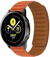 By Qubix - Samsung Galaxy Watch 5 Pro - 45 mm - Loop en Siliconen - Oranje - Bracelet de montre - bracelet smartwatch - sangles